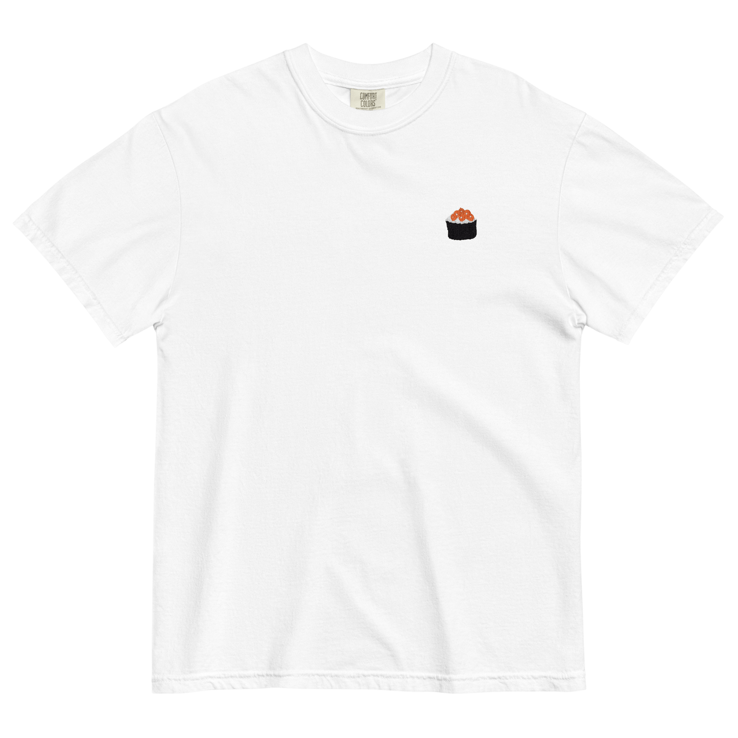 Salmon Roe Sushi Embroidered T-Shirt - Polychrome Goods ๐