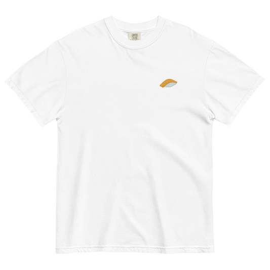 Salmon Sushi 🍣 Embroidered T-Shirt - Polychrome Goods