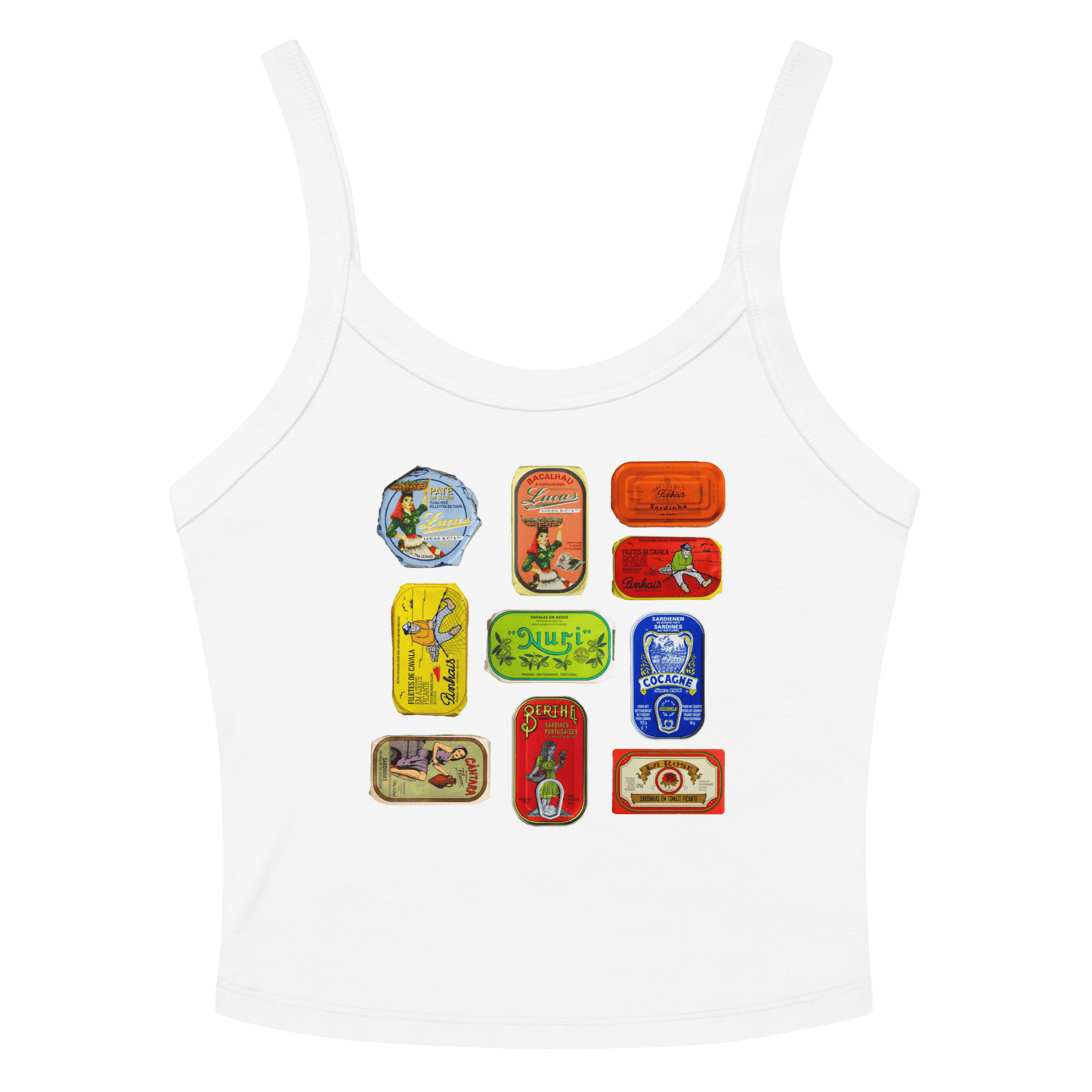 Sardine Tins Microrib Tanktop 🐟 - Polychrome Goods 🍊