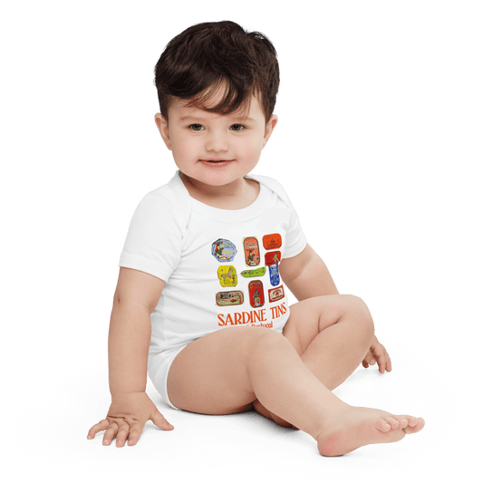 Sardine Tins of Portugal Baby Onesie - Polychrome Goods 🍊