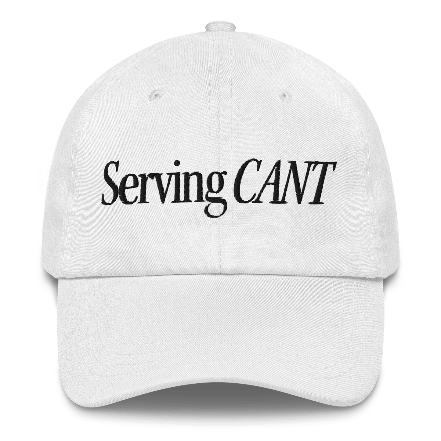 Serving CANT Embroidered Hat - Polychrome Goods 🍊