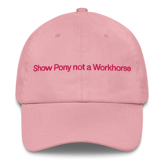 Show Pony not a Workhorse Embroidered Hat - Polychrome Goods 🍊