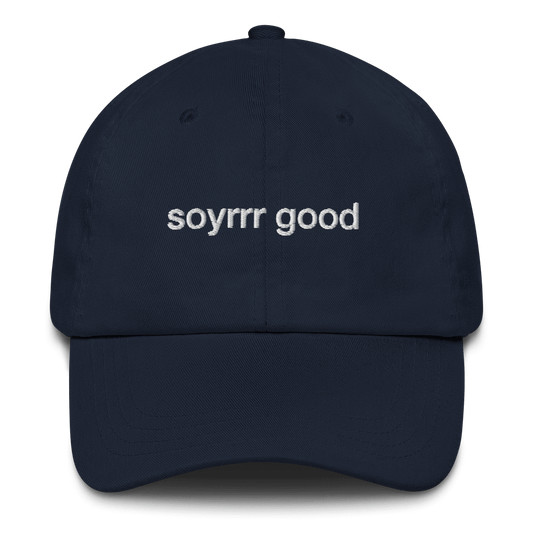 soyrrr good Embroidered Hat - Polychrome Goods 🍊