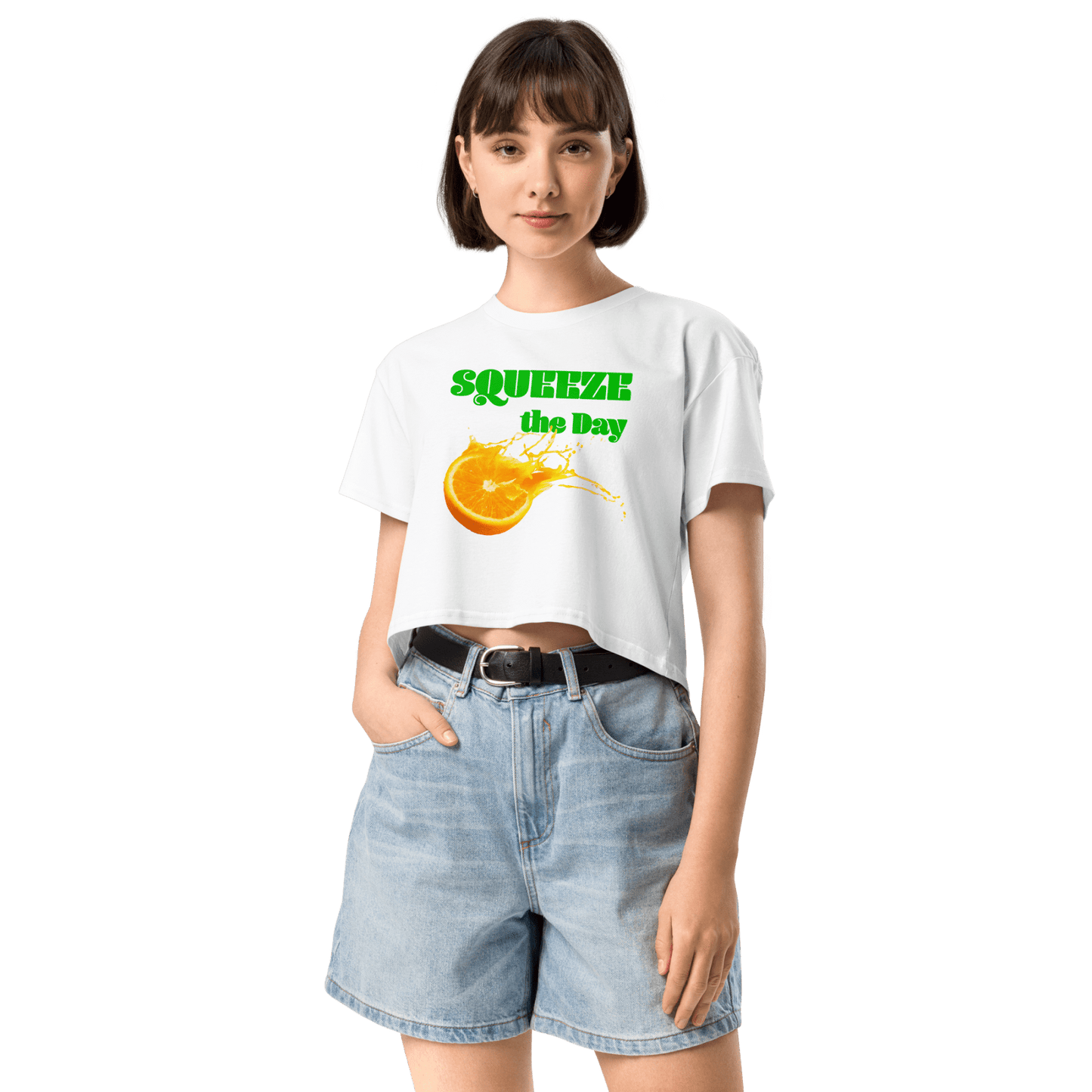 Squeeze The Day 🍊 Crop Top - Polychrome Goods 🍊