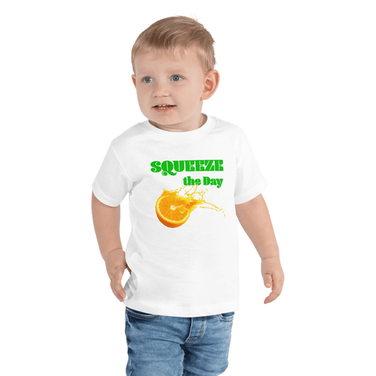 Squeeze The Day 🍊 Toddler T-Shirt - Polychrome Goods 🍊