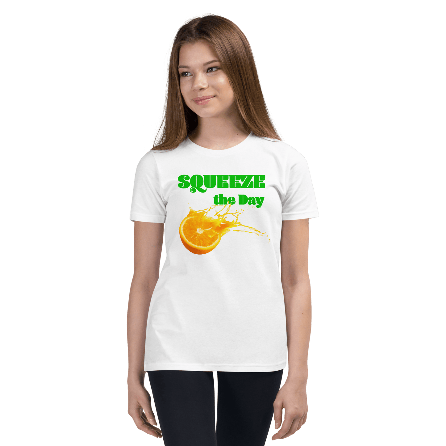 Squeeze The Day 🍊 Youth Kids T-Shirt - Polychrome Goods 🍊