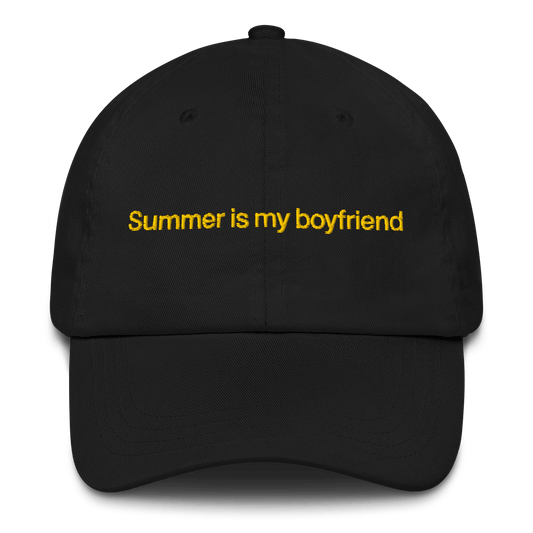 Summer Is My Boyfriend Embroidered Hat - Polychrome Goods 🍊