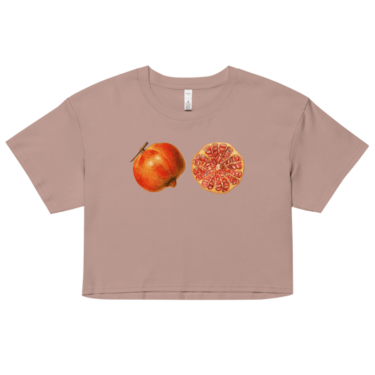 Sweet Pomegranate Fruit Crop Top - Polychrome Goods 🍊