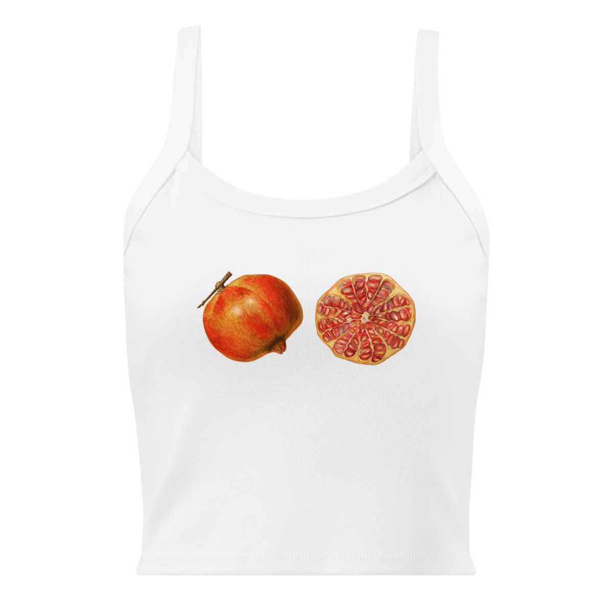 Sweet Pomegranate Fruit Tank Top - Polychrome Goods 🍊
