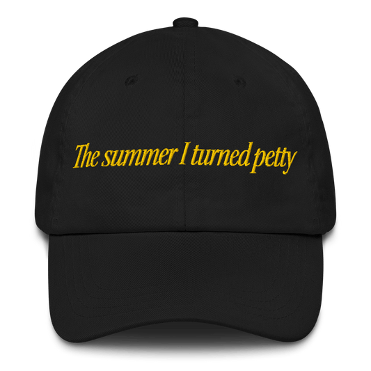 The Summer I Turned Petty Embroidered Hat - Polychrome Goods 🍊