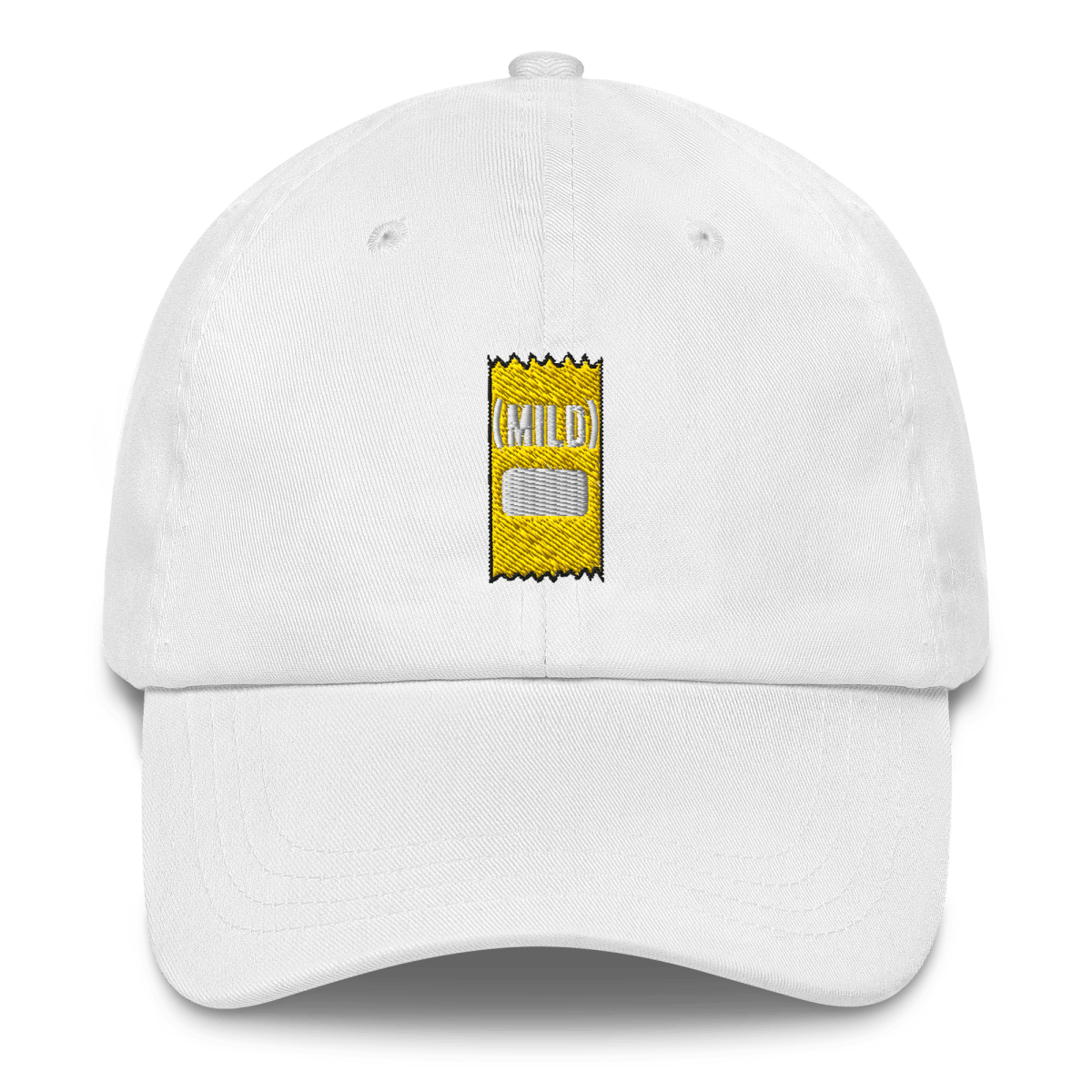 The Taco Bell MILD Hot Sauce Embroidered Dad Hat - Polychrome Goods ๐