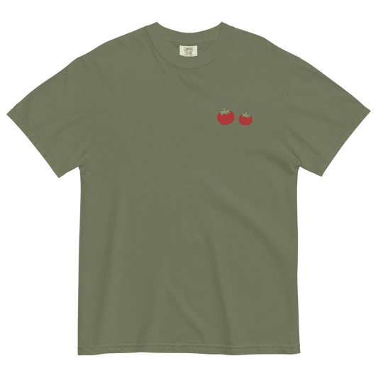 Tomato Twins Embroidered Shirt - Polychrome Goods 🍊