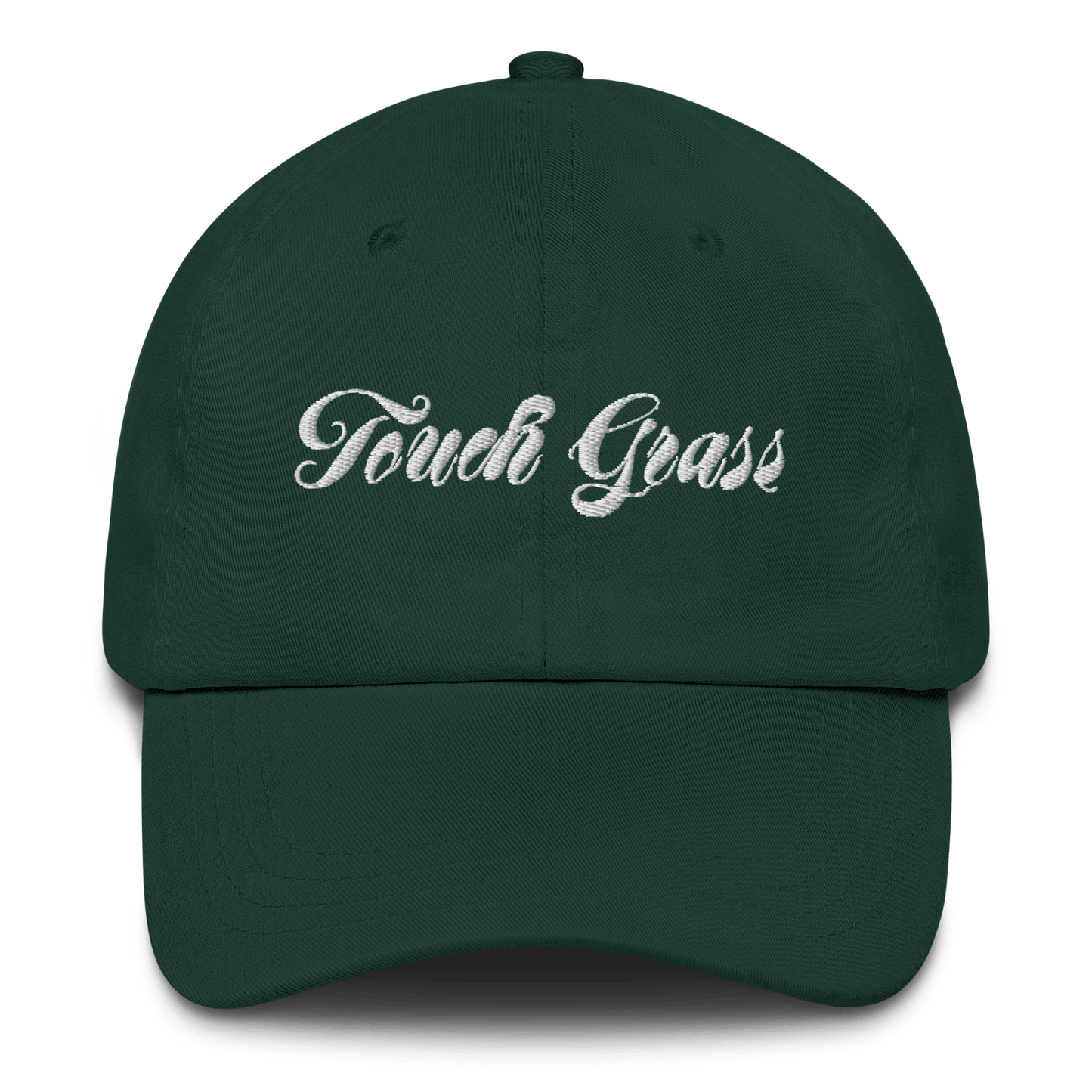 Touch Grass Embroidered Hat - Polychrome Goods 🍊
