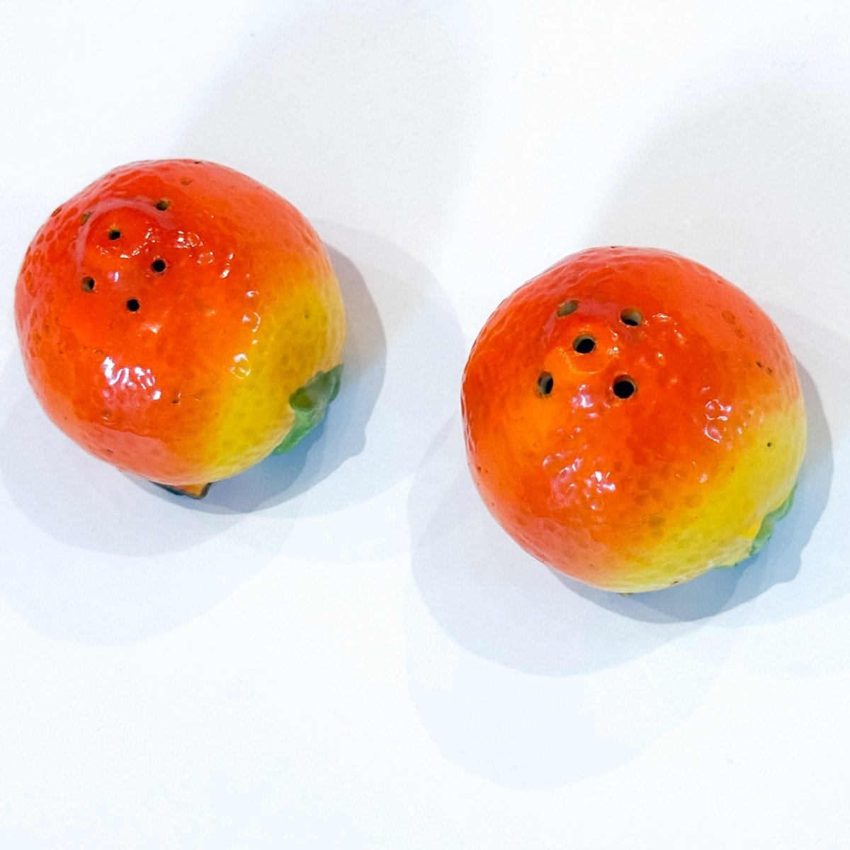 Vintage Orange Salt & Pepper Shakers - Polychrome Goods 🍊