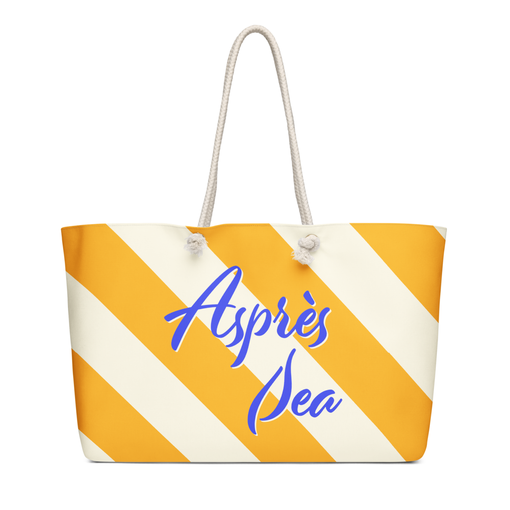 Asprês Sea Striped Weekender Tote Bag - Image 4