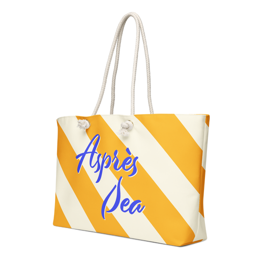 Asprês Sea Striped Weekender Tote Bag - Image 2