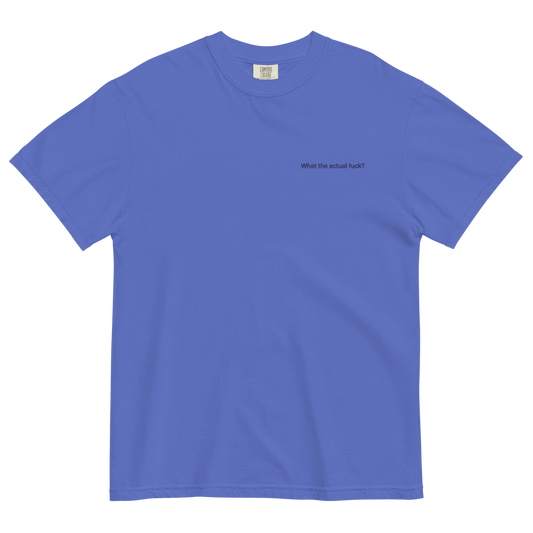 What the actual fuck Embroidered Shirt - Polychrome Goods 🍊