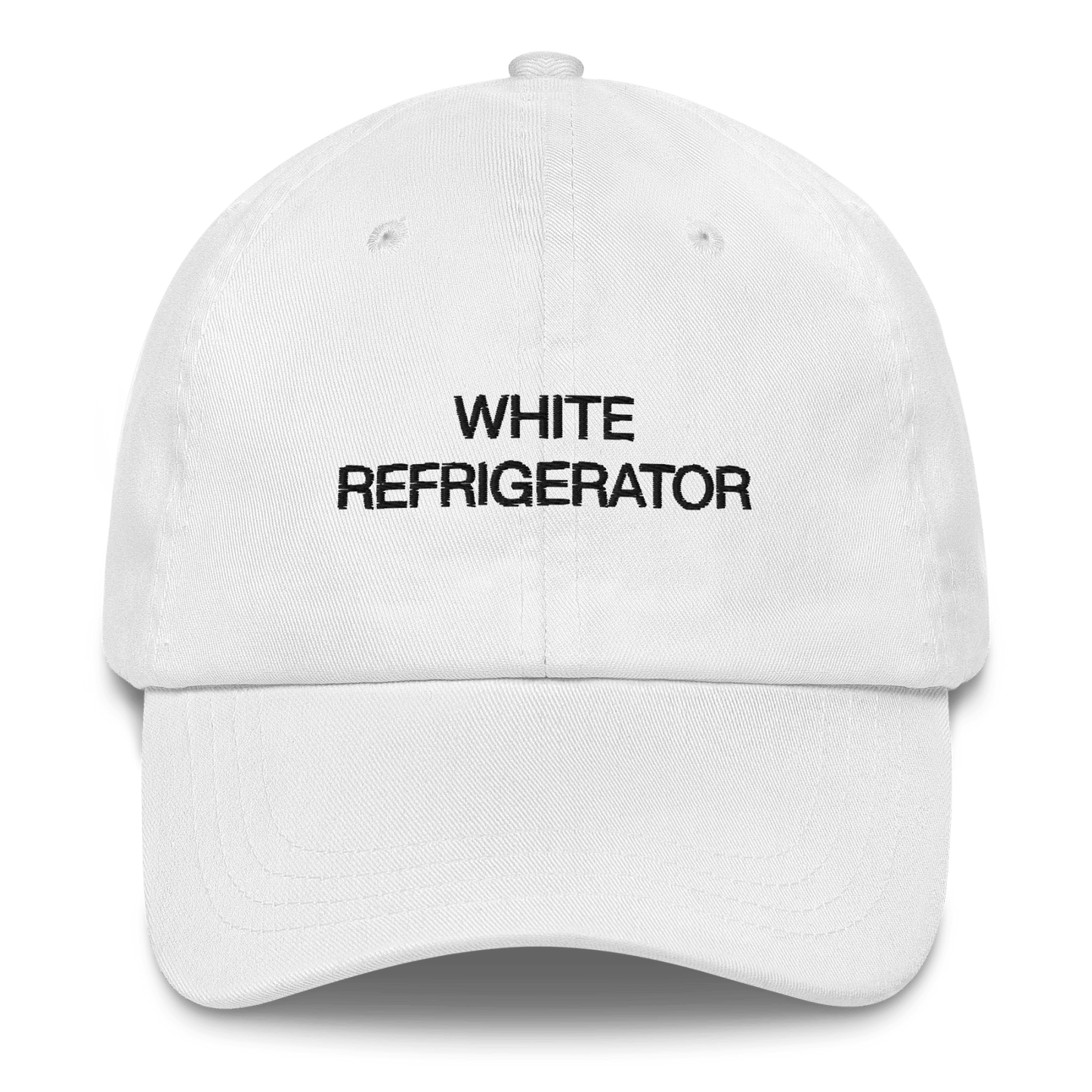 White Refrigerator Embroidered Hat - RHOA - Polychrome Goods