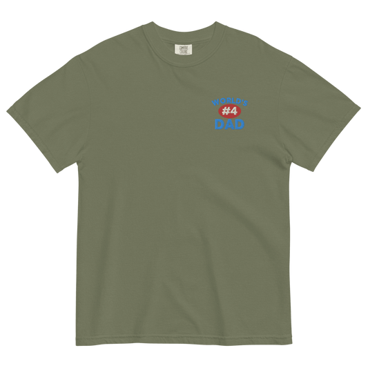 World's #4 Dad Shirt - Polychrome Goods 🍊