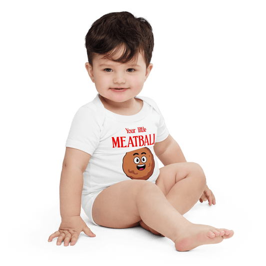 Your Little Meatball Baby Onesie - Polychrome Goods 🍊