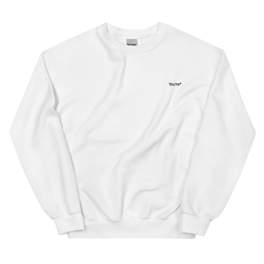 You're* Embroidered Sweatshirt - Polychrome Goods