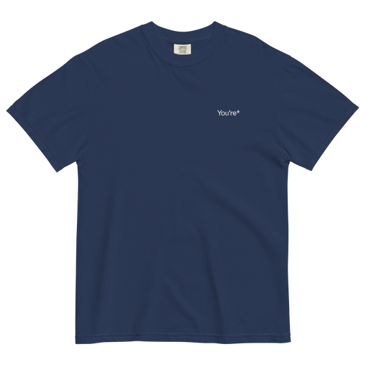 You're* Embroidered T-Shirt - Polychrome Goods