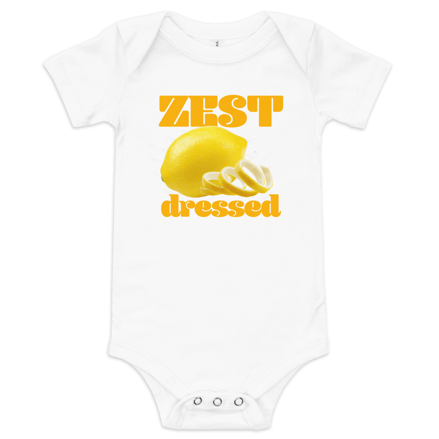 Zest Dressed 🍋 Baby Onesie - Polychrome Goods 🍊