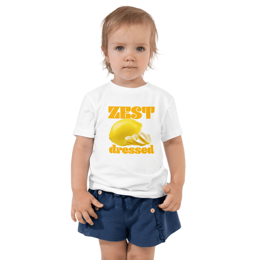 Zest Dressed 🍋 Toddler T-Shirt - Polychrome Goods 🍊