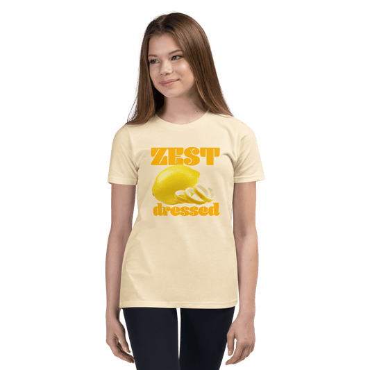 Zest Dressed 🍋 Youth T-Shirt - Polychrome Goods 🍊
