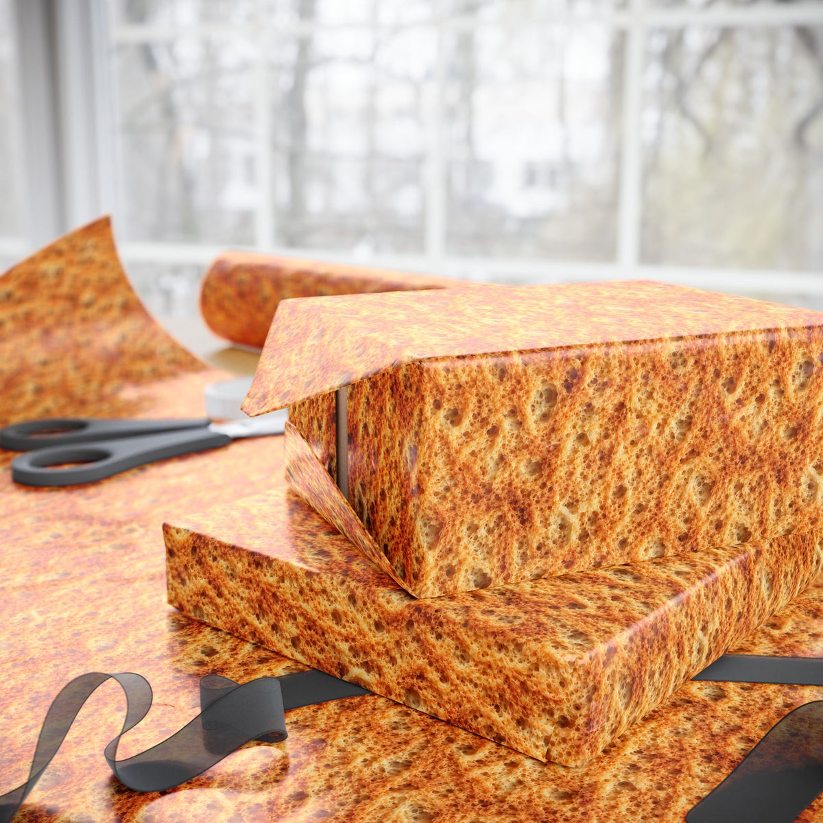Toasted Bread Wrapping Paper