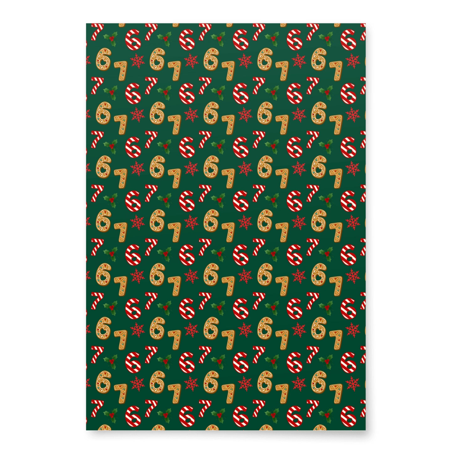 67 Wrapping Paper - SIX SEVEN - Polychrome Goods