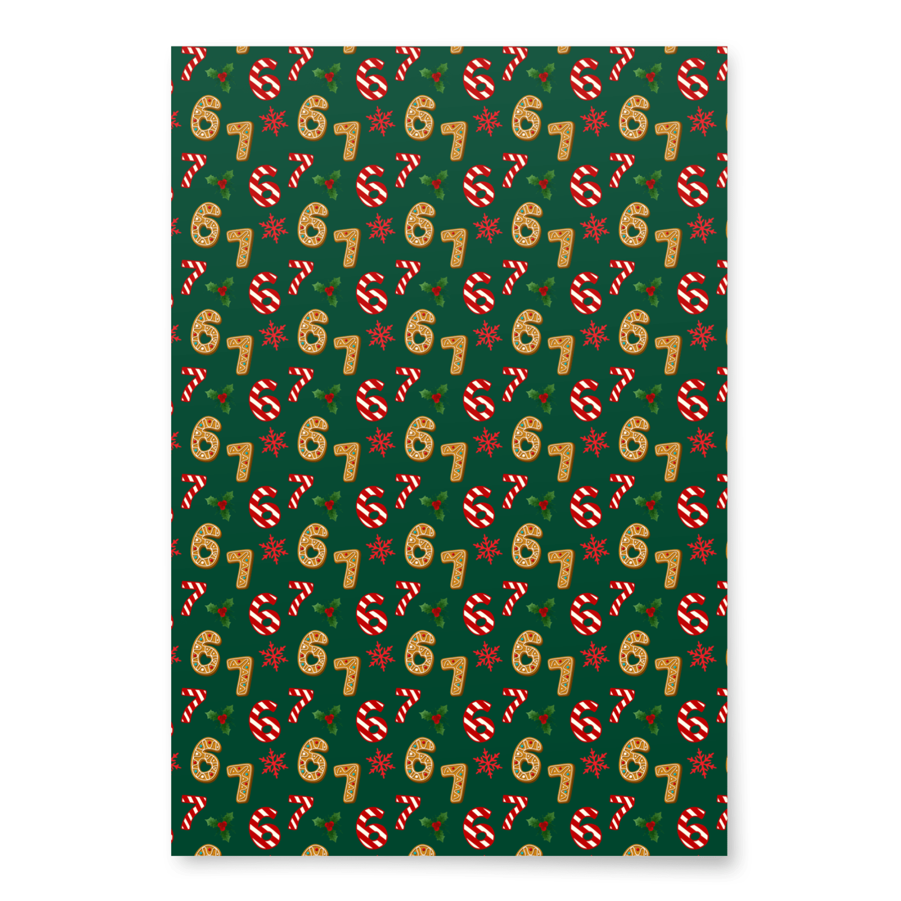 67 Wrapping Paper - SIX SEVEN - Polychrome Goods
