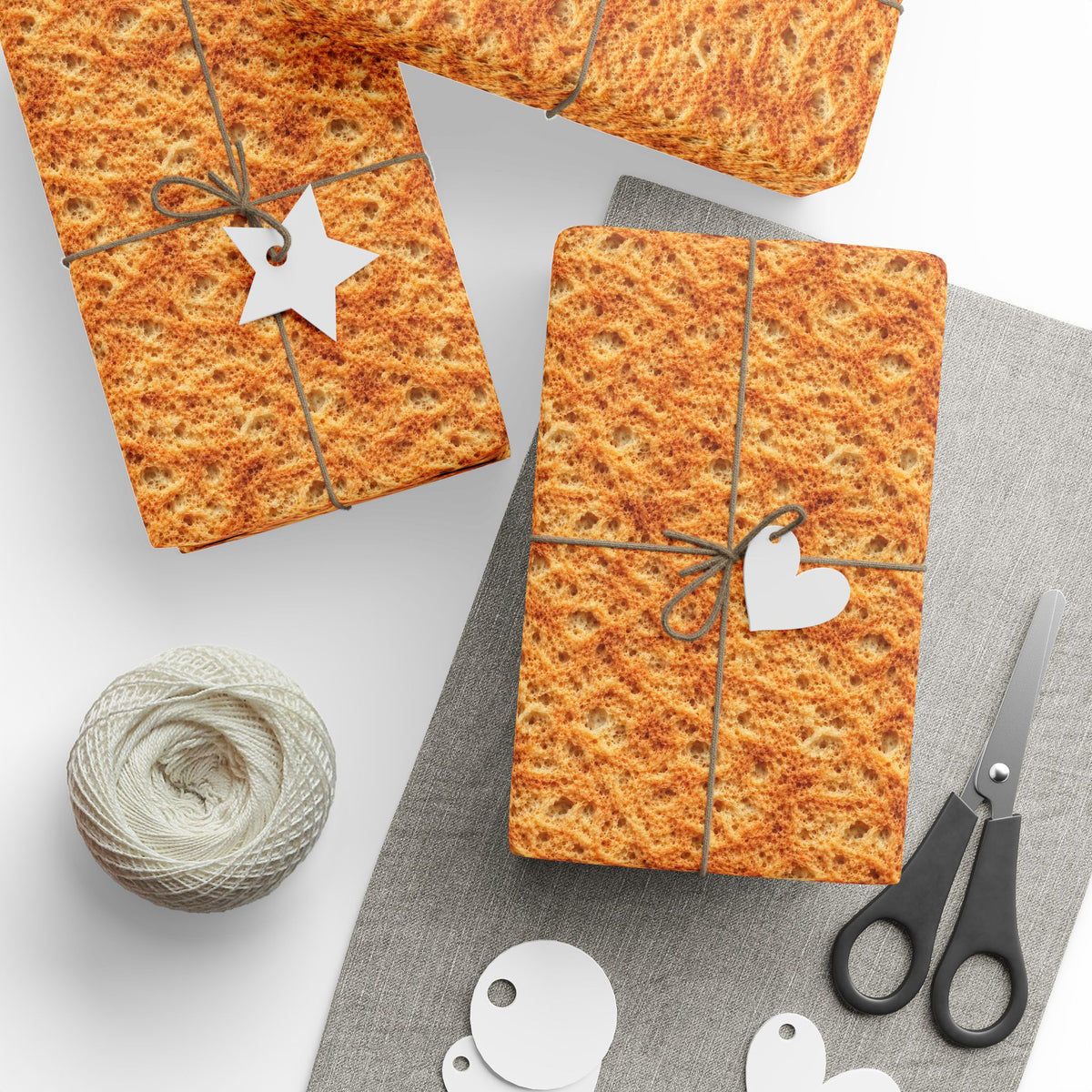 Toasted Bread Wrapping Paper