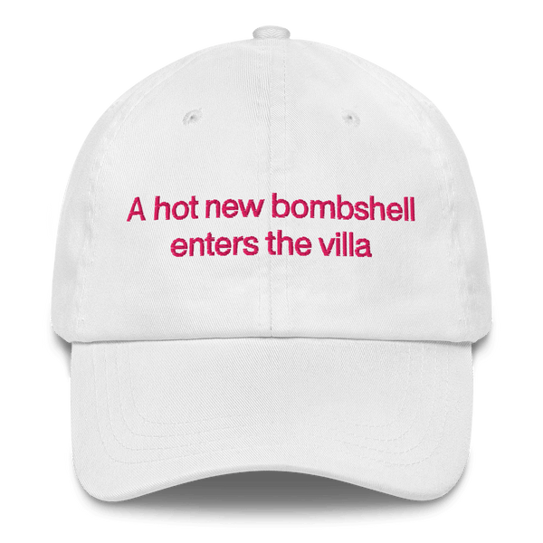 A Hot New Bombshell Enters the Villa Embroidered Hat – Polychrome Goods