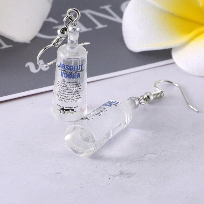 Absolut Vodka Bottle Earrings Polychrome Goods 🍊