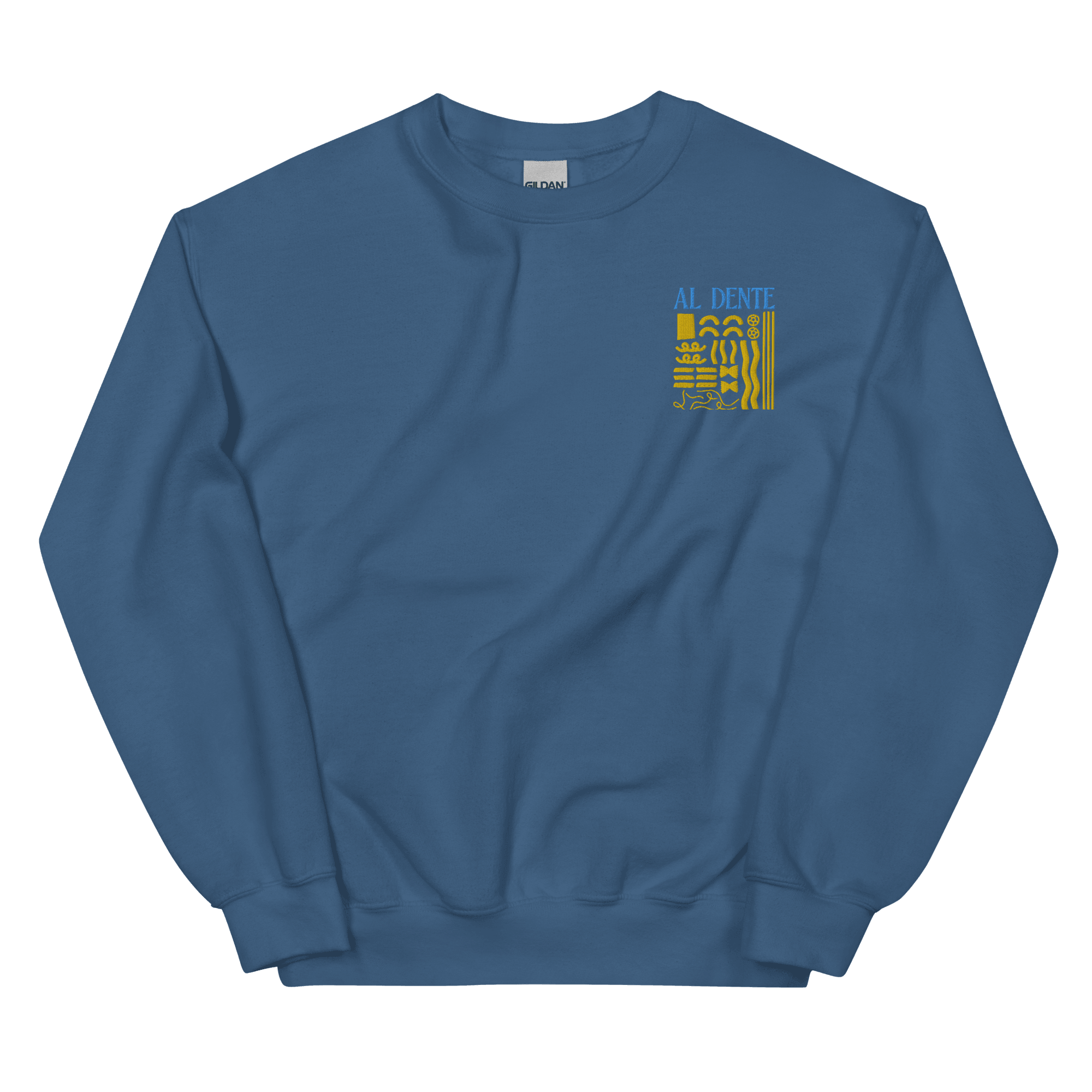 Al Dente Pasta Embroidered Sweatshirt - Polychrome Goods 🍊