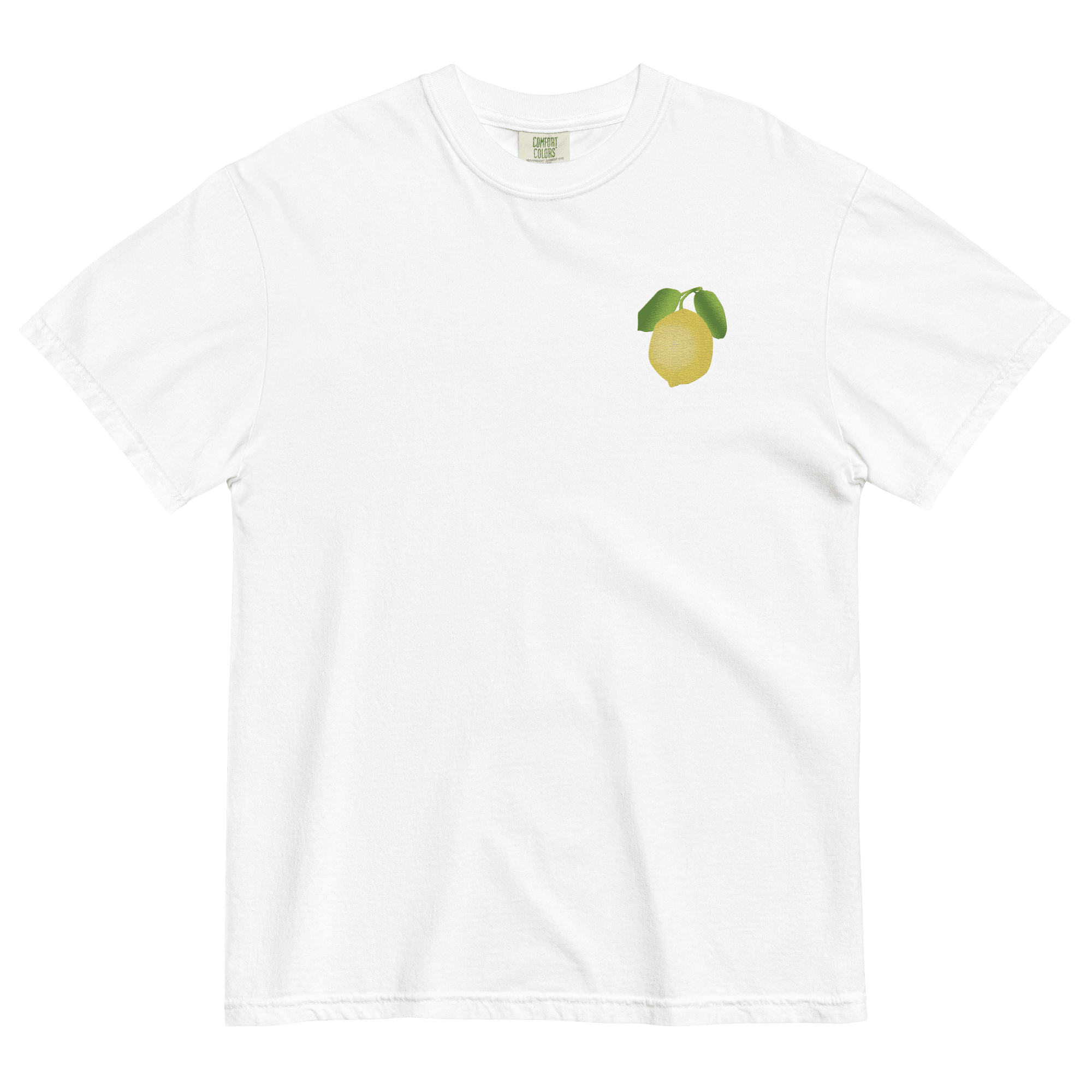 Amalfi Lemon Embroidered T-Shirt Polychrome Goods 🍊
