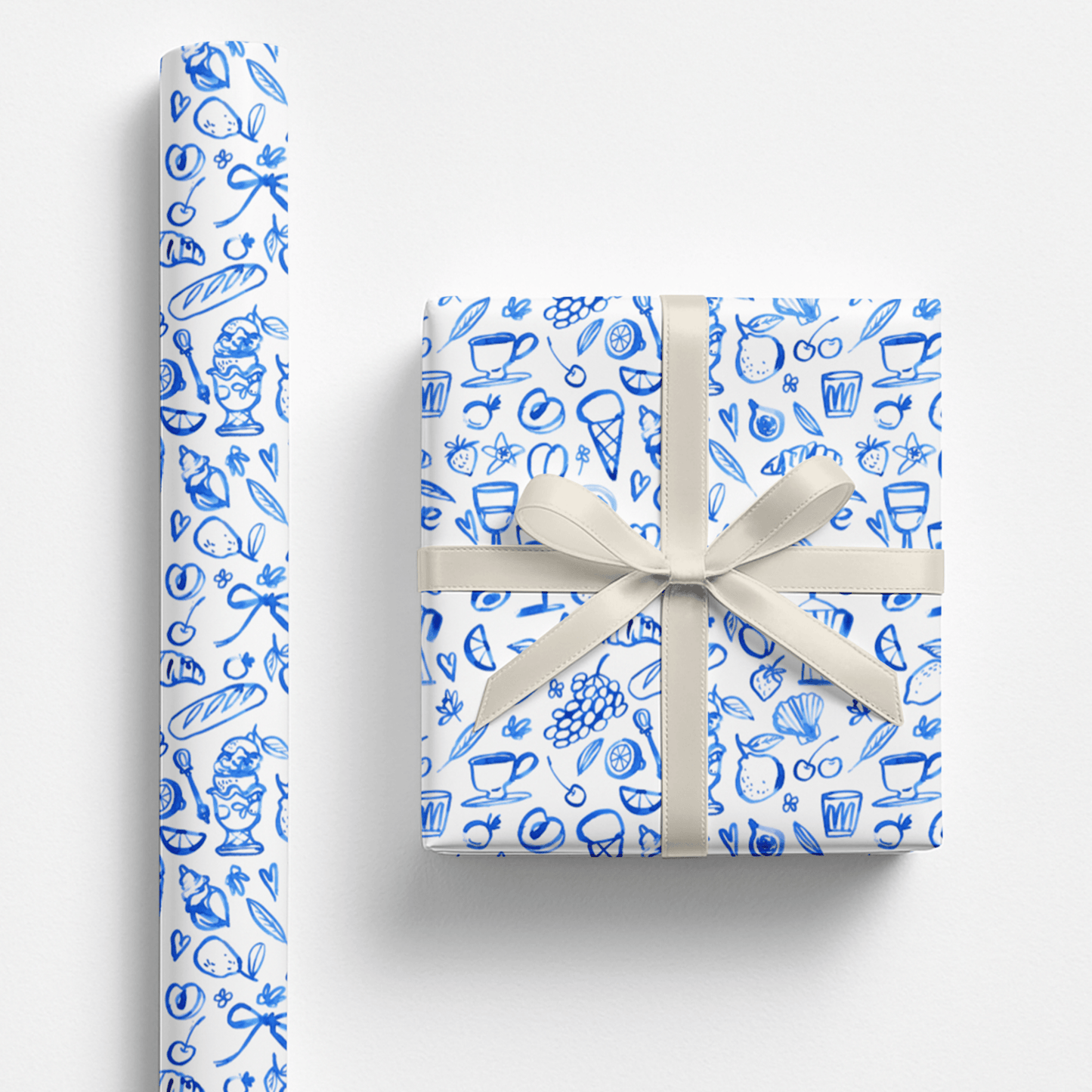 Amore Azzurro Wrapping Paper 💙 - Polychrome Goods