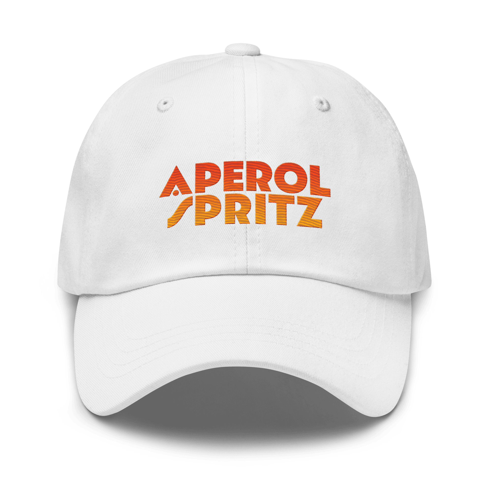 Aperol Spritz Embroidered Hat - Polychrome Goods 🍊