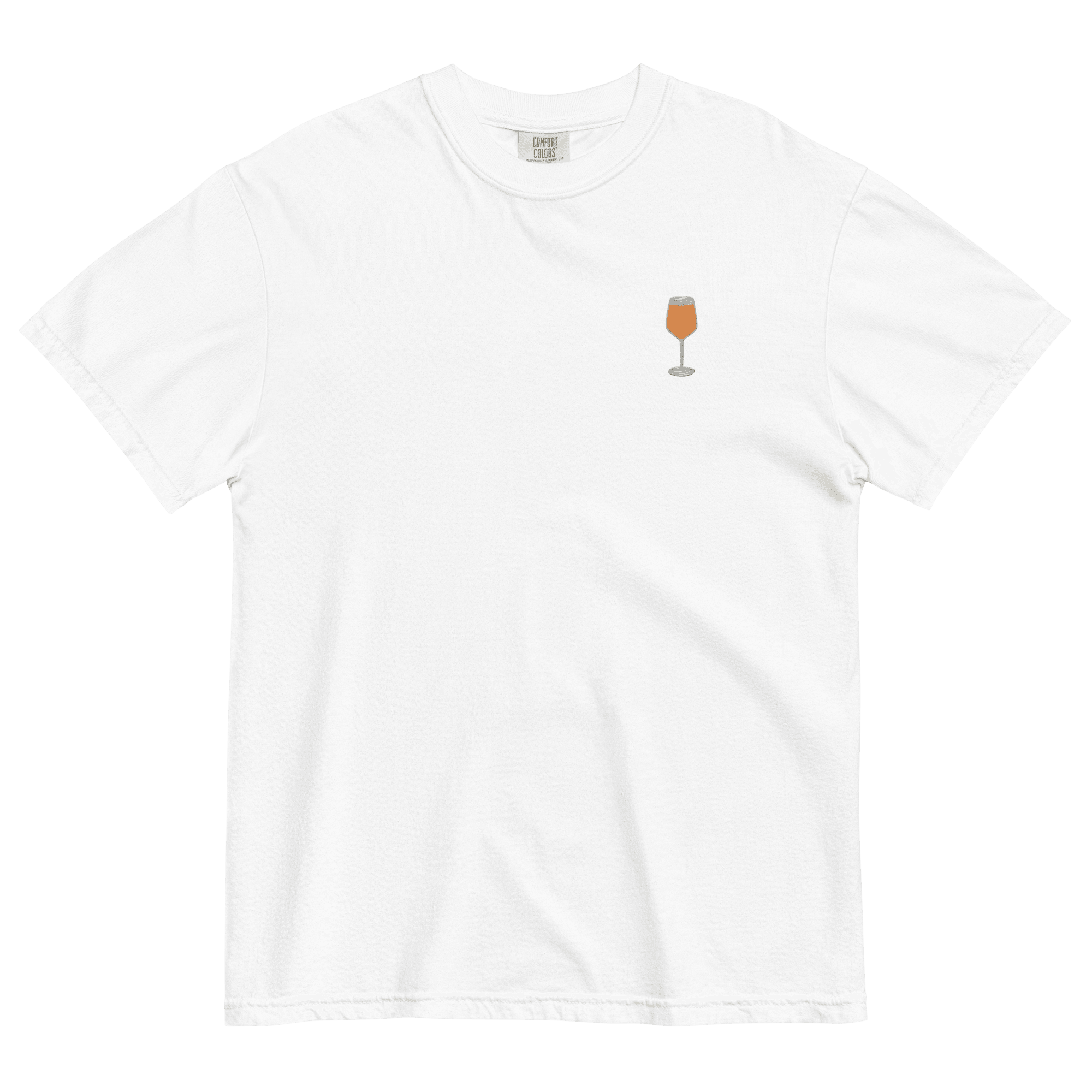 Aperol Spritz Embroidered T-Shirt - Polychrome Goods 🍊