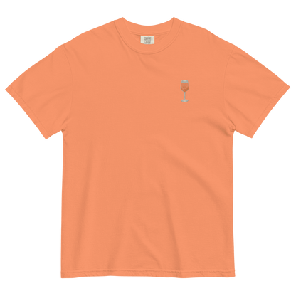 Aperol Spritz Gradient Embroidered T-Shirt - Polychrome Goods 🍊