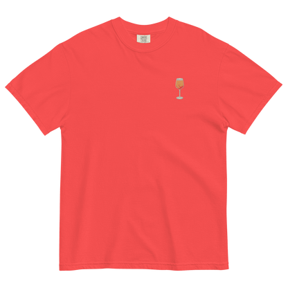 Aperol Spritz Gradient Embroidered T-Shirt - Polychrome Goods 🍊