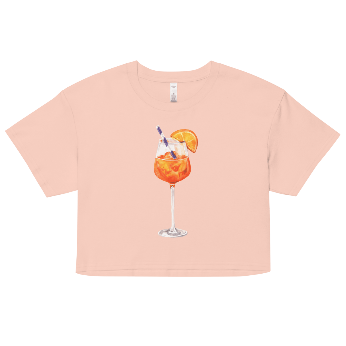 Aperol Spritz Watercolor Crop Top - Polychrome Goods 🍊