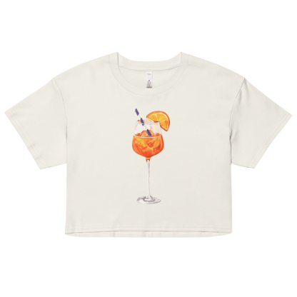 Aperol Spritz Watercolor Crop Top - Polychrome Goods 🍊