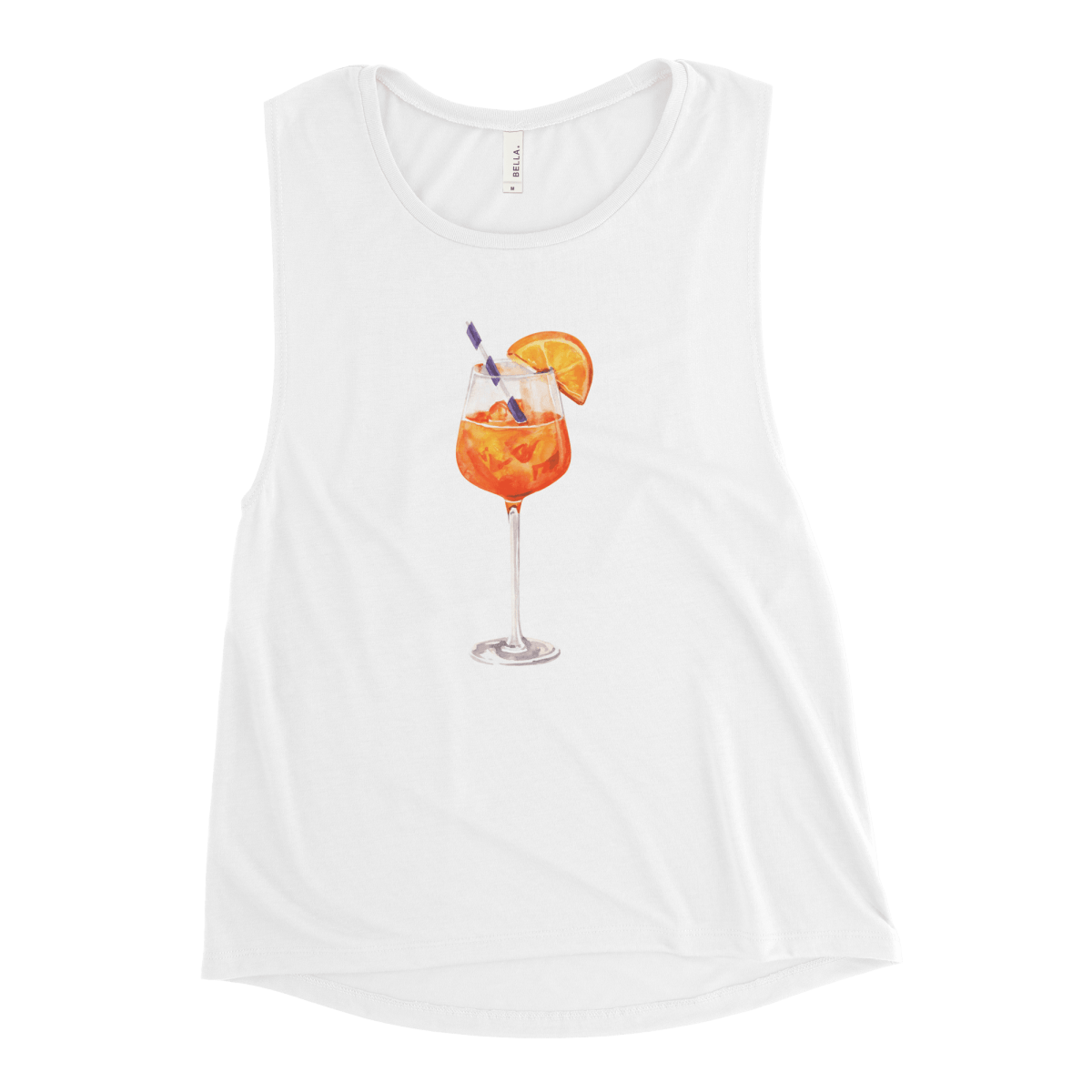 Aperol Spritz Watercolor Tank Top - Polychrome Goods 🍊