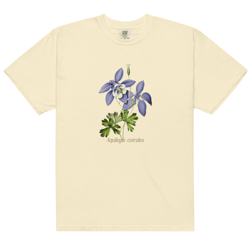Aquilegia Coerulea Columbine Flower Shirt