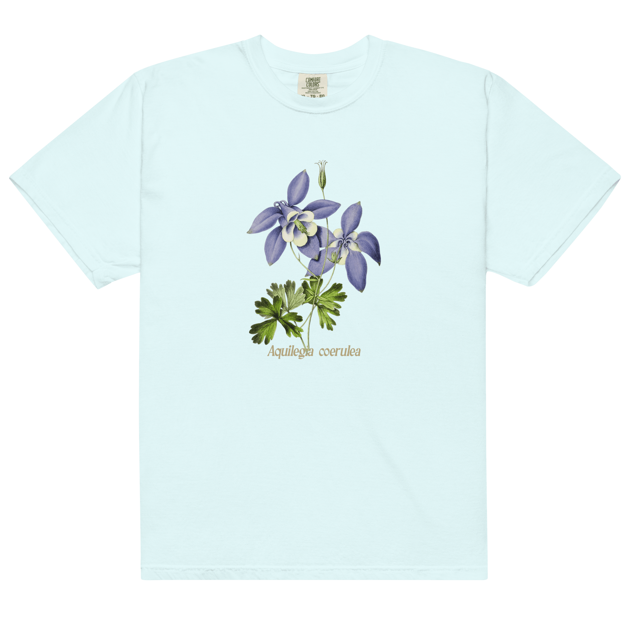 Aquilegia Coerulea Columbine Flower Shirt Polychrome Goods 🍊