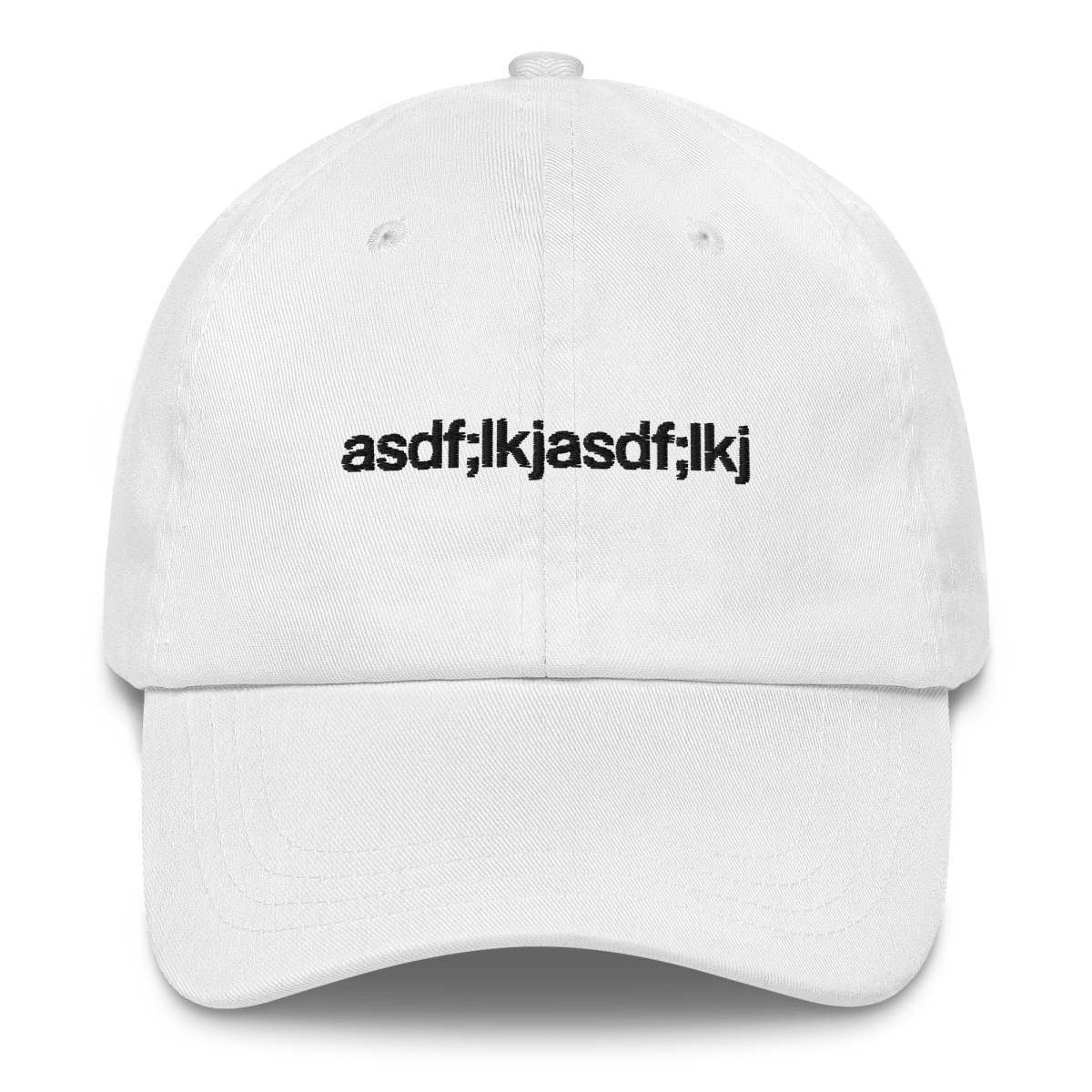 asdf;lkjasdf;lkj Embroidered Hat - Polychrome Goods 🍊