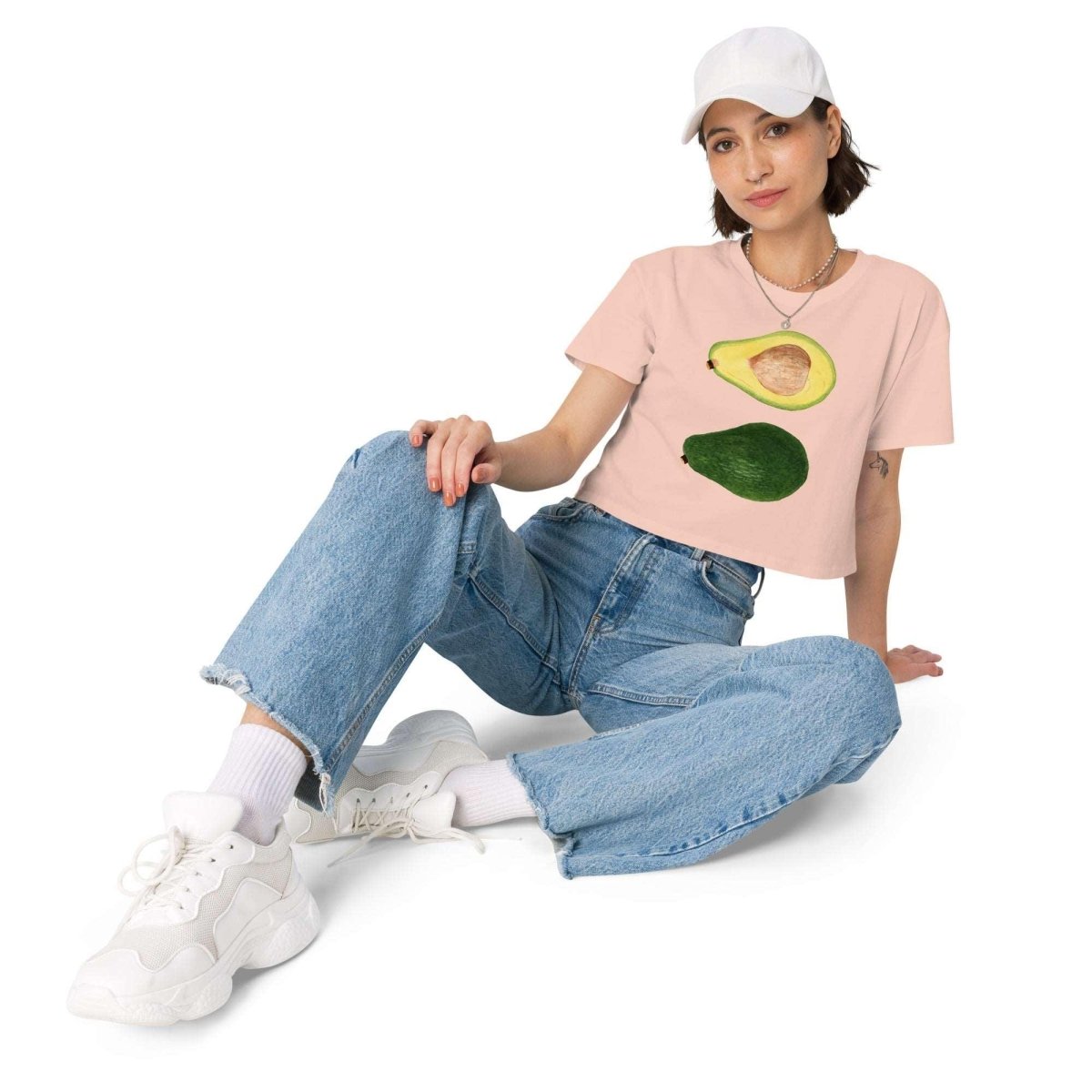 Avocados Crop Top - Polychrome Goods 🍊