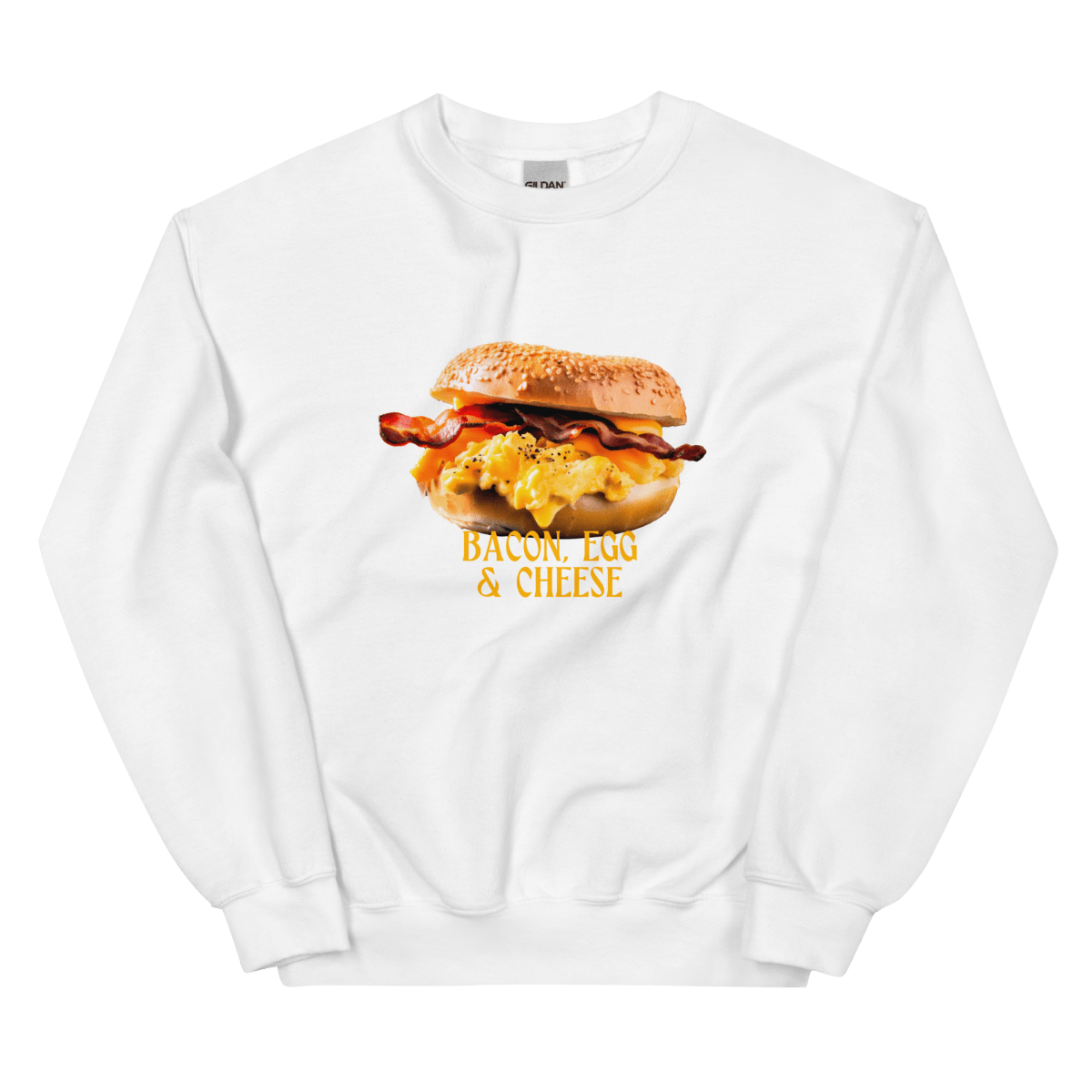 Bacon, Egg & Cheese Breakfast Sandwich Sweatshirt - Polychrome Goods 🍊